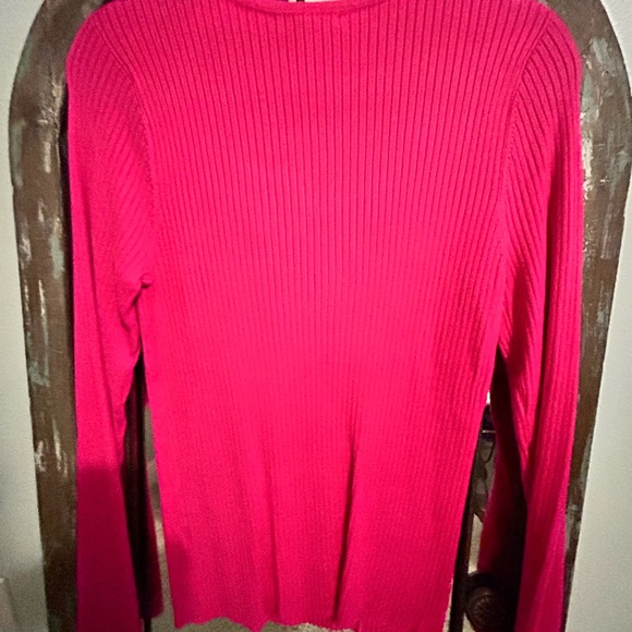 Cato Hot Pink Long Sleeve Top - Picture 4 of 4